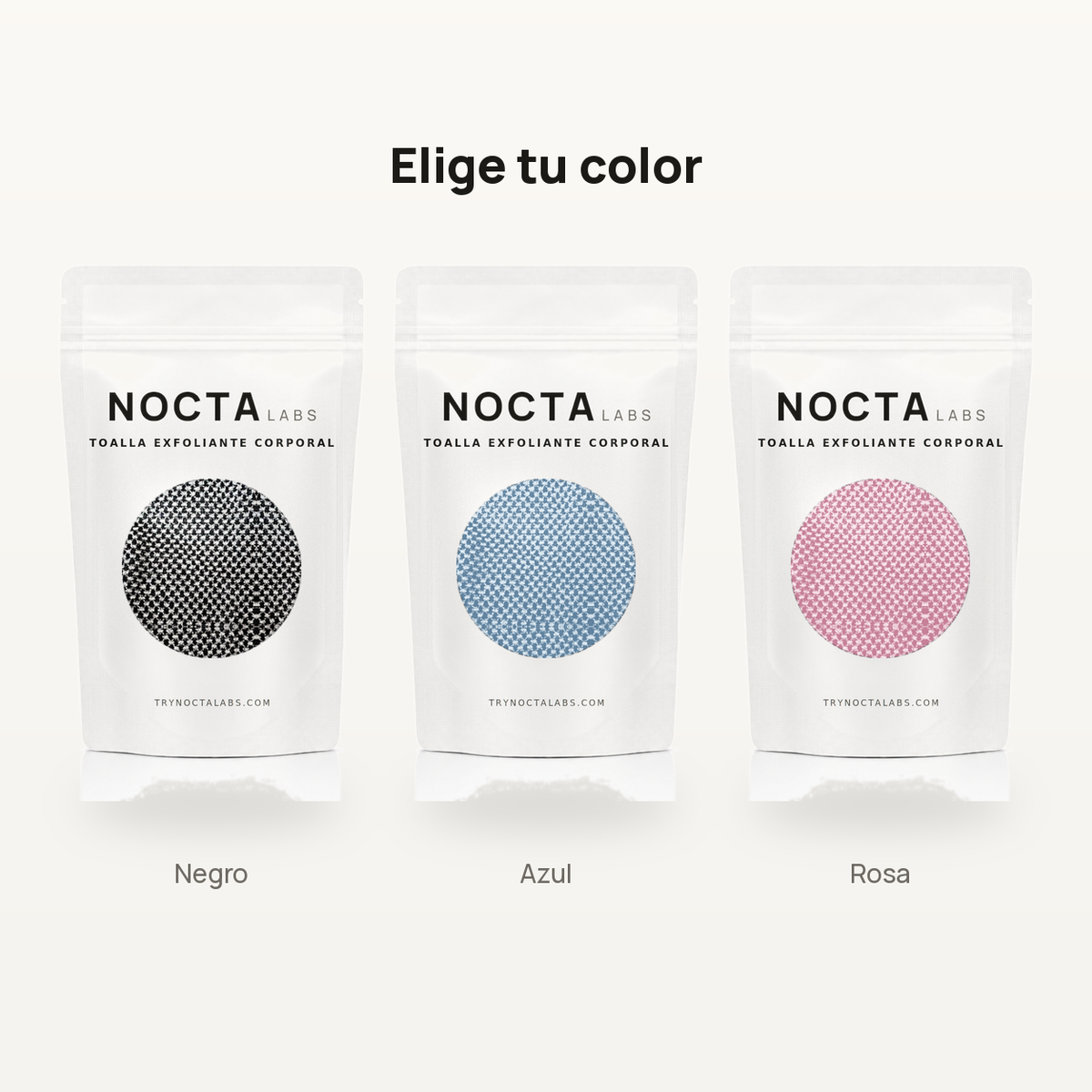 Toalla exfoliante corporal Nocta