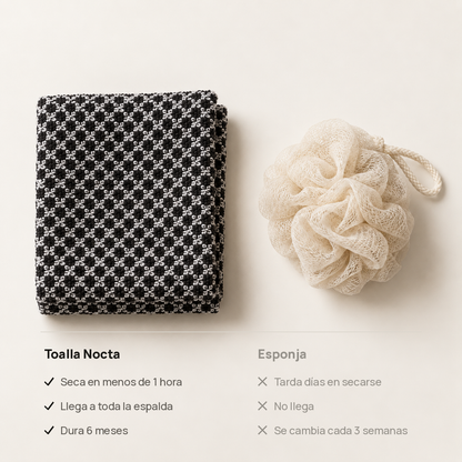 Toalla exfoliante corporal Nocta